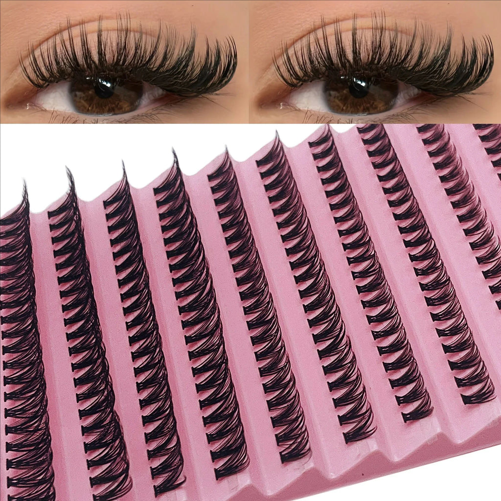 Luxe Glam Cluster Lashes – Natural Look DIY Extensions (200pc)
