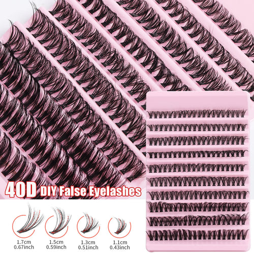 Luxe Glam Cluster Lashes – Natural Look DIY Extensions (200pc)