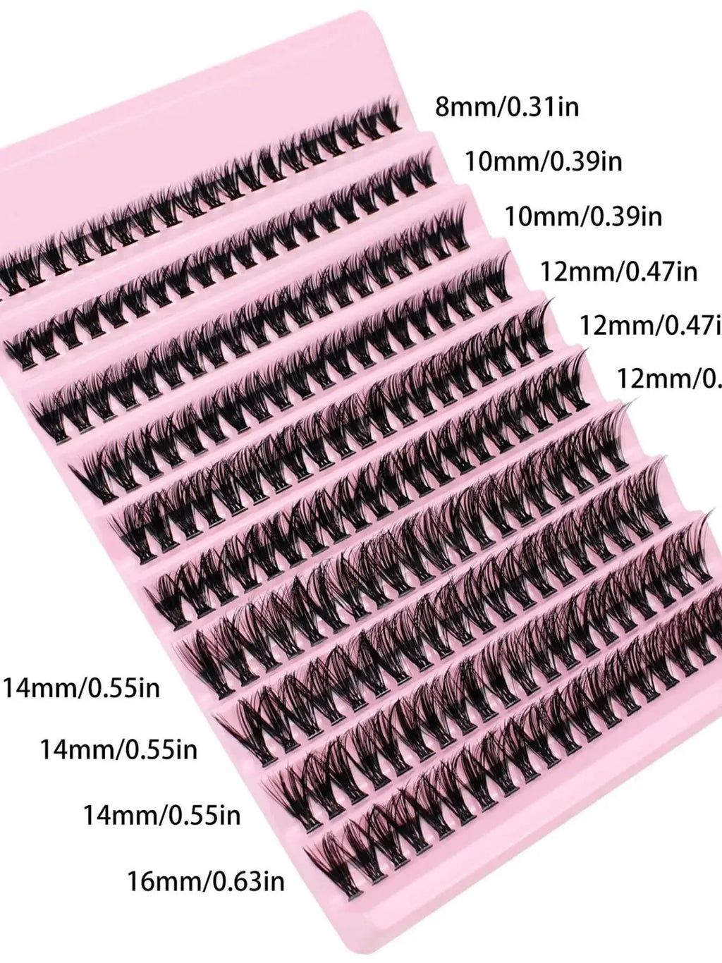 Luxe Glam Cluster Lashes – Natural Look DIY Extensions (200pc)